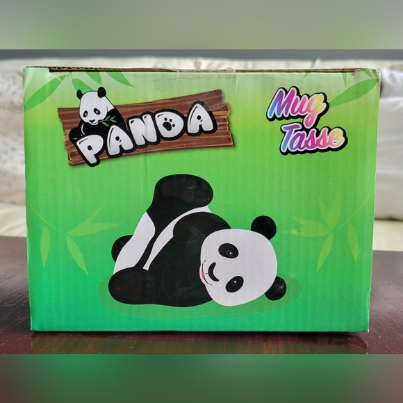 Hand painted ceramic Panda mug - Picture 2 of 5